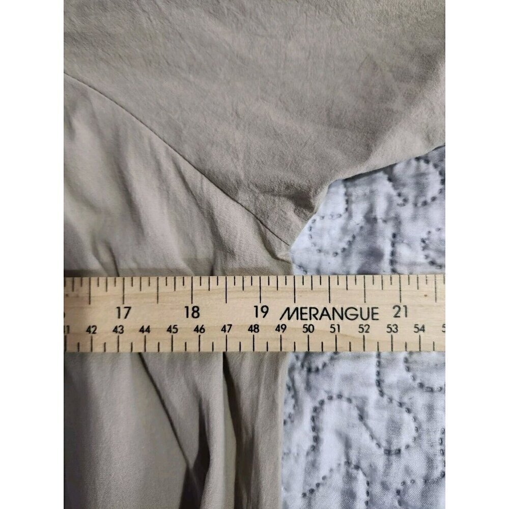 Dazy Tan Ruffle Hem Puff Sleeve Square Neck Belt Slze L - Picture 6 of 6